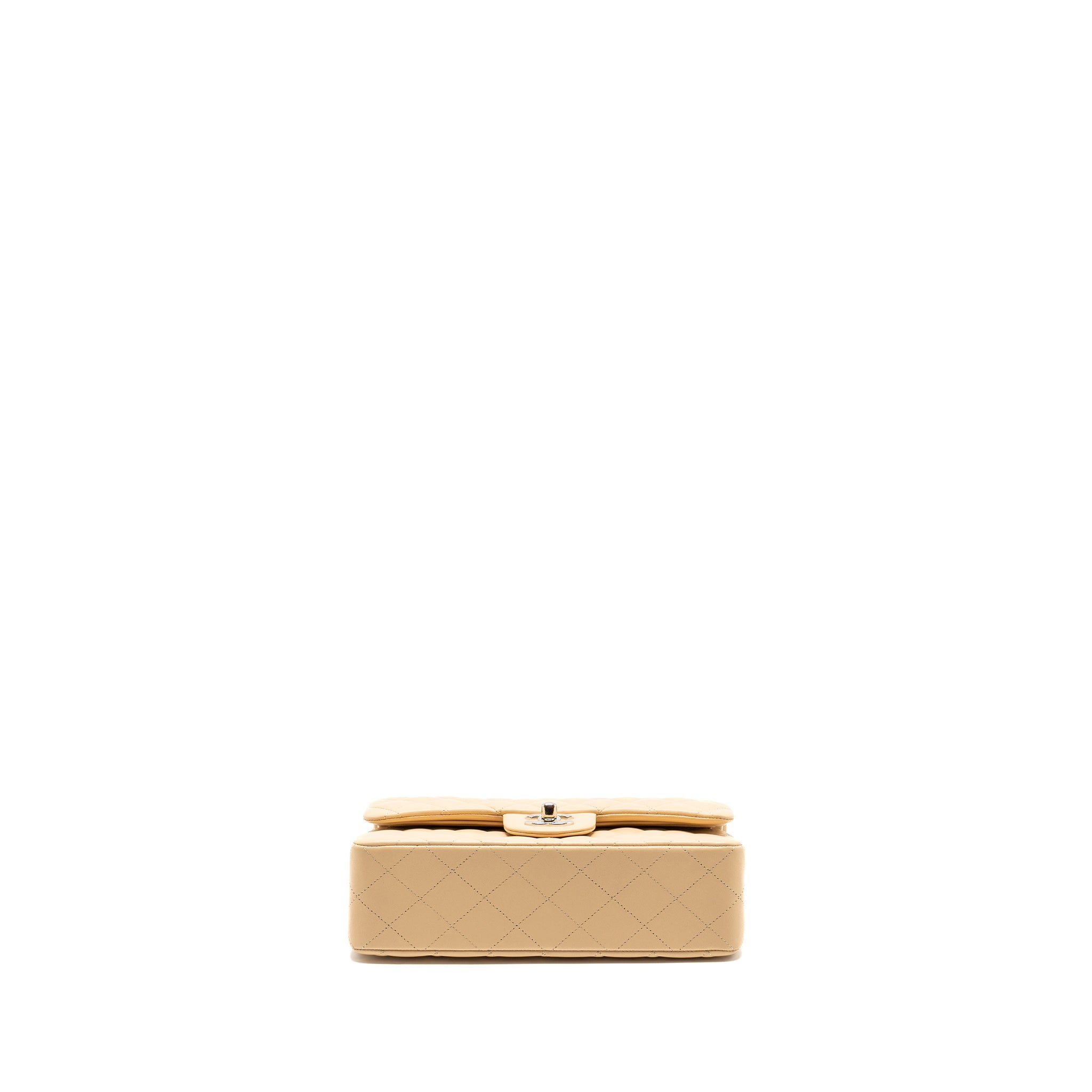 chanel-small-classic-double-flap-bag-lambskin-beige-shwmicrochip