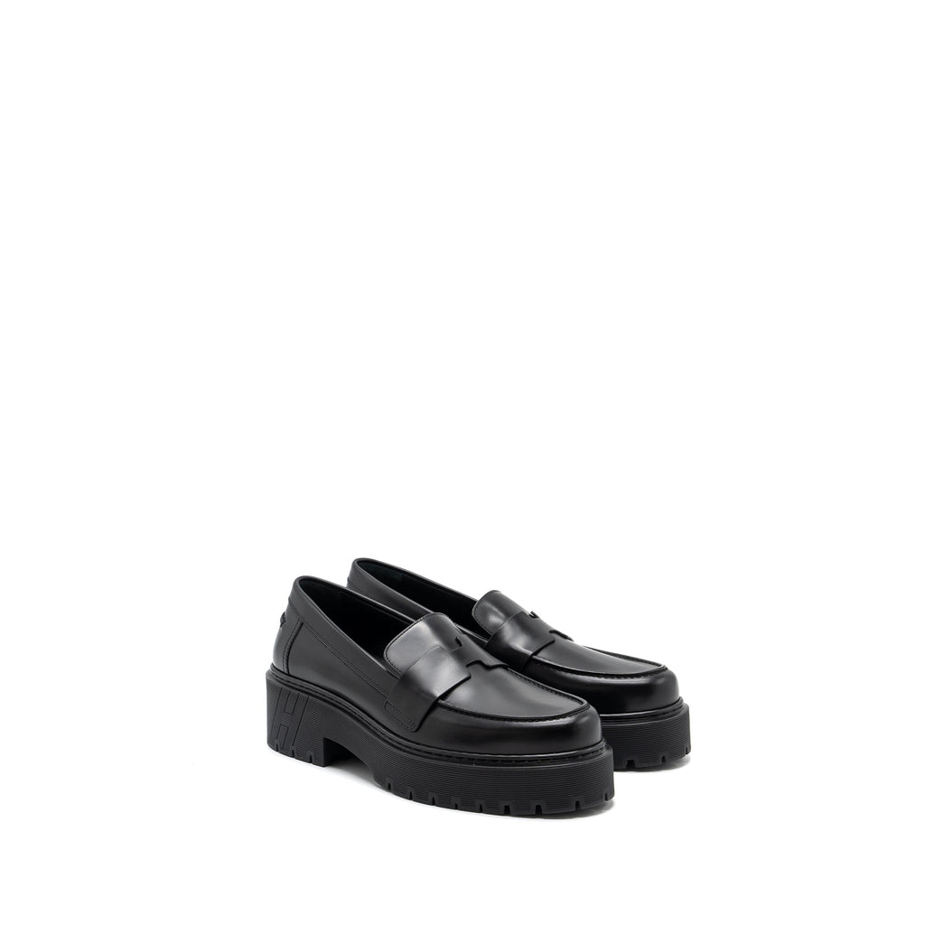 hermes-size-38-mocassins-hitch-loafer-glaced-calfskin-black