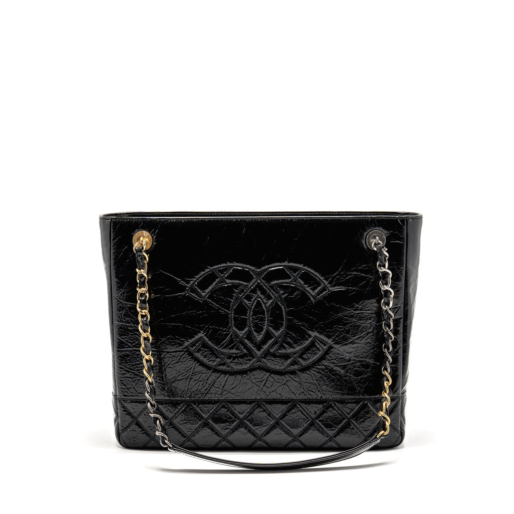 chanel-paris-31-rue-cambon-timeless-shopping-tote-quilted-shiny-aged-calfskin-black-multicoloured-hardware