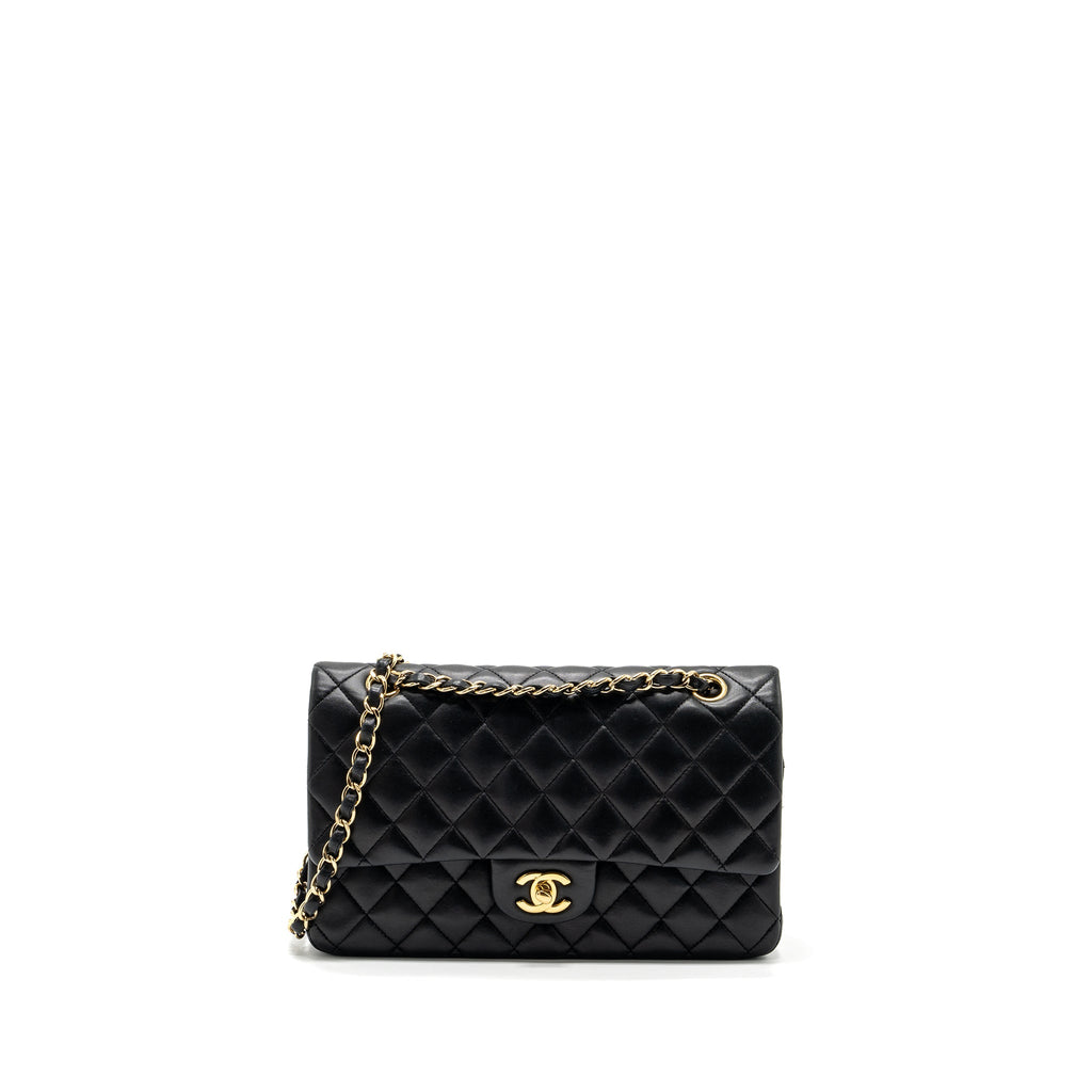 chanel-medium-classic-double-flap-bag-lambskin-black-ghw-4