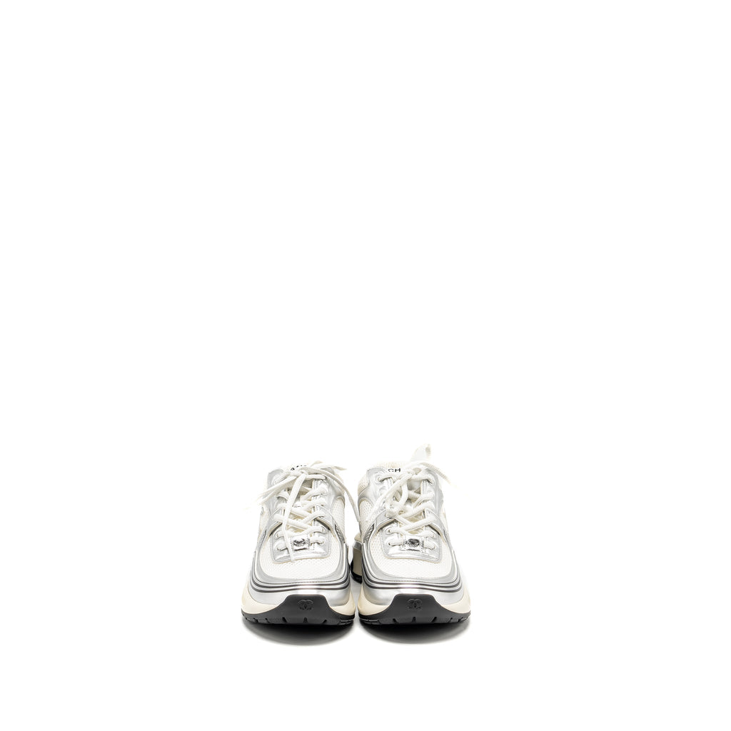 chanel-size-36-5-metallic-trainer-sneaker-silver-white