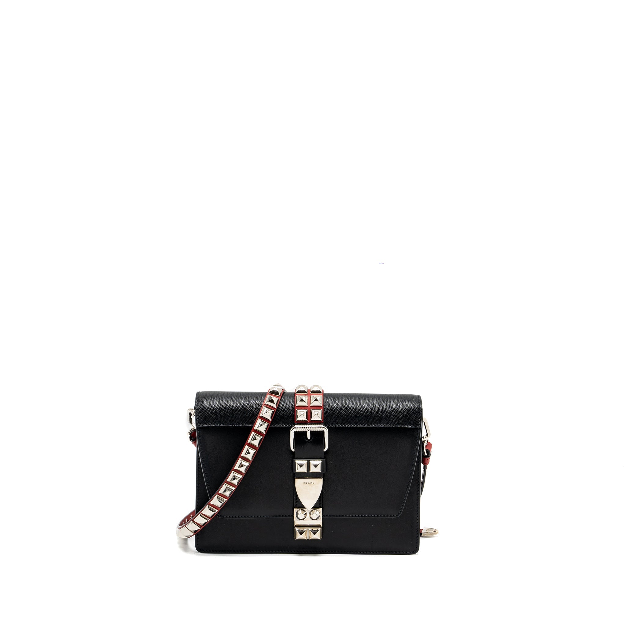 prada-electra-city-flap-bag-calfskin-black-red-shw