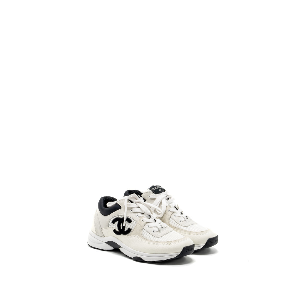 chanel-size-37-5-cc-logo-trainer-sneakers-white-black