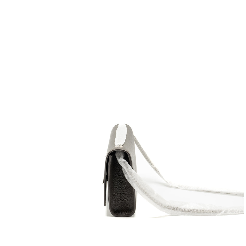saint-laurent-ysl-medium-kate-bag-grained-calfskin-grey-shw