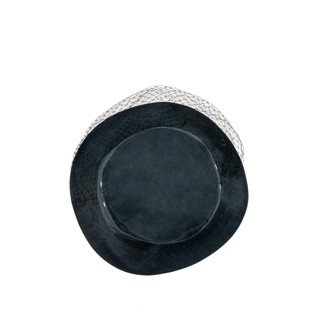 dior-size-58-teddy-d-brim-bucket-hat-with-veil-black