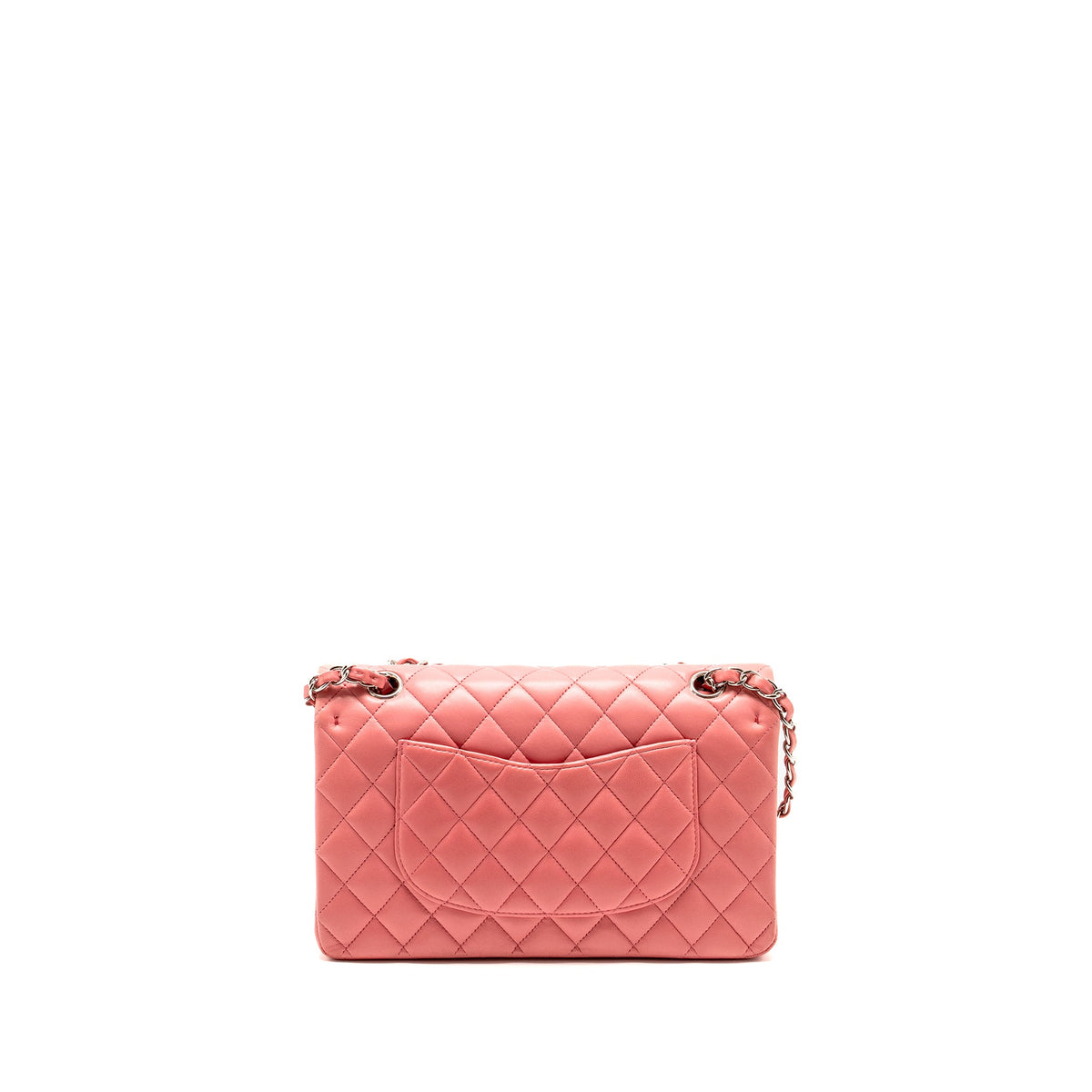 chanel-medium-classic-double-flap-bag-lambskin-pink-shw
