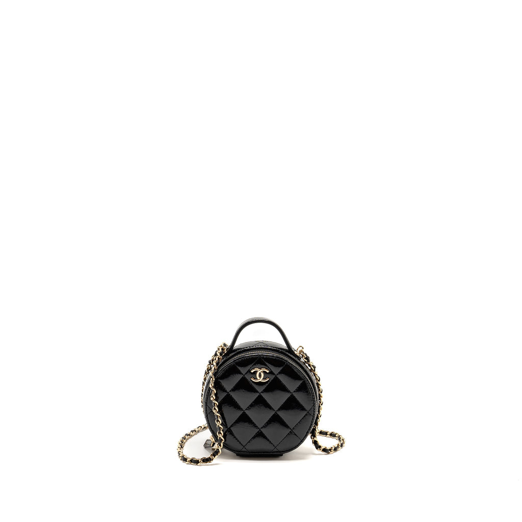 chanel-22b-top-handle-mini-round-vanity-case-with-chain-shiny-leather-black-lghw-microchip