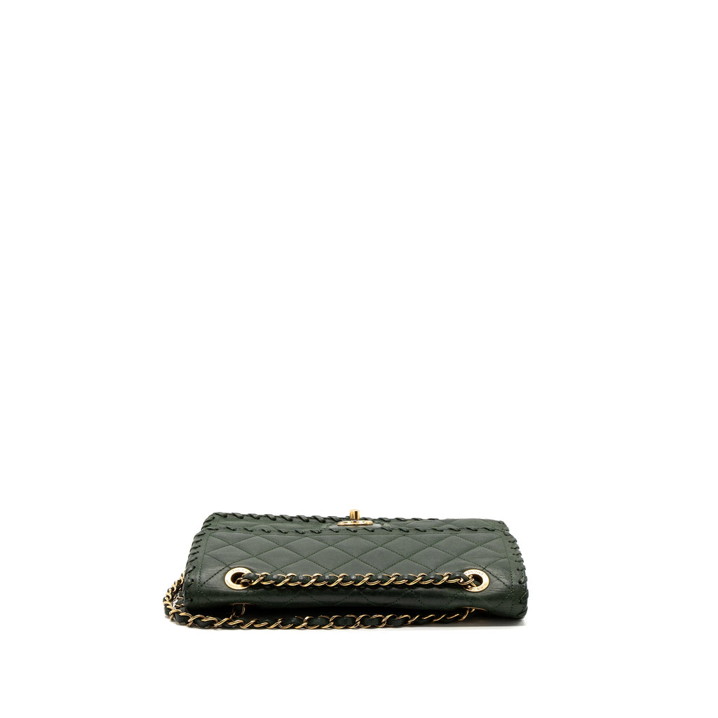 chanel-quilted-flap-bag-calfskin-green-ruthenium-ghw