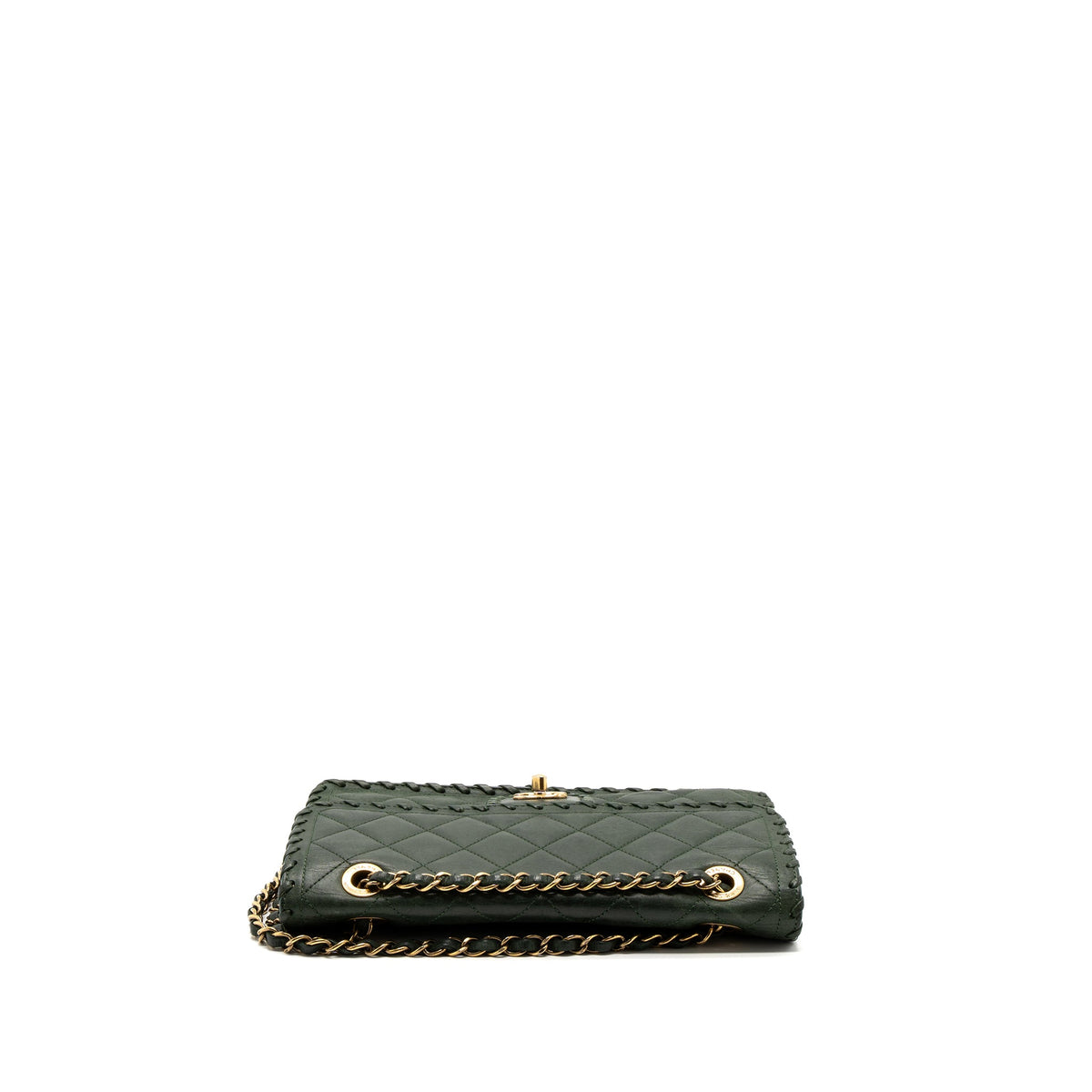 chanel-quilted-flap-bag-calfskin-green-ruthenium-ghw
