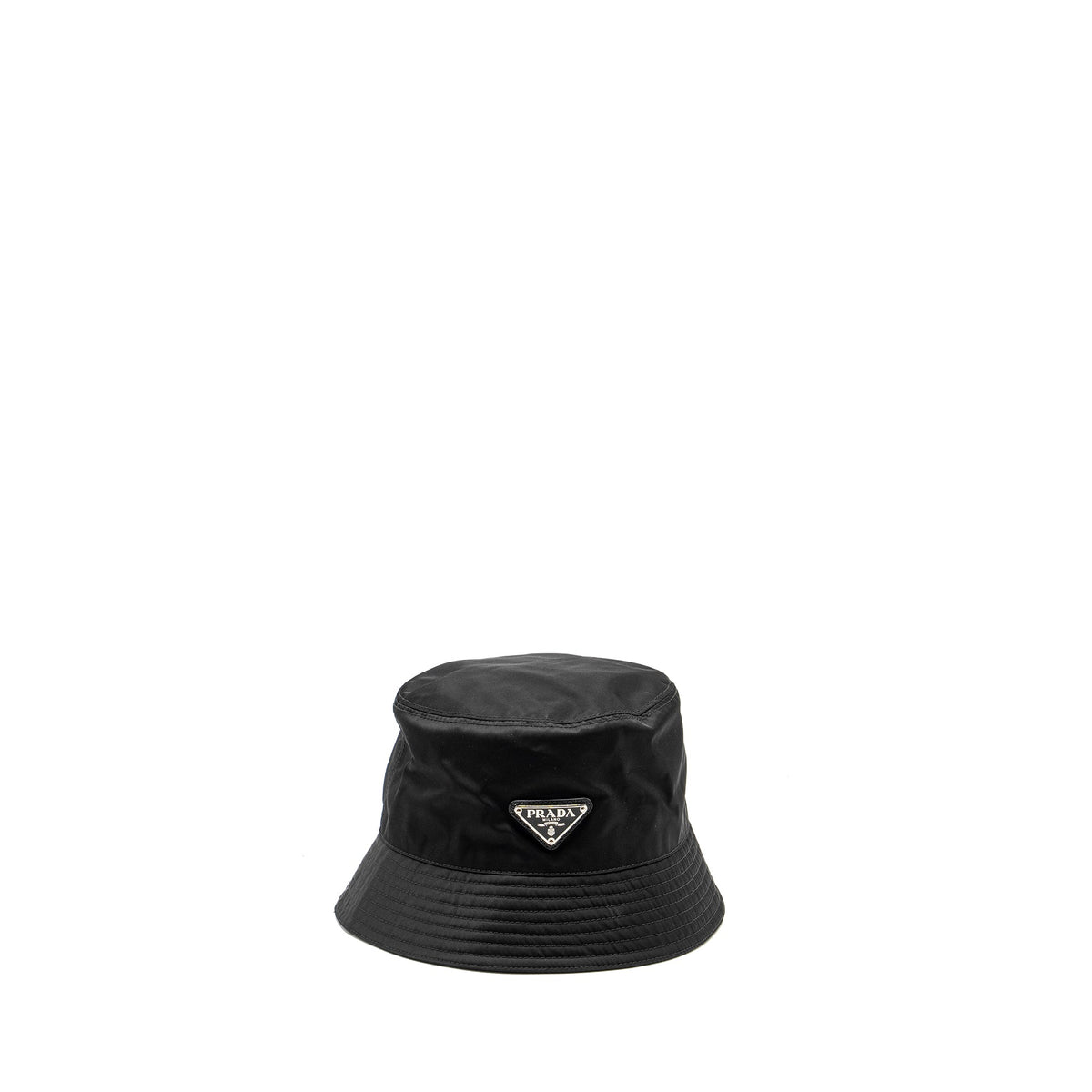 prada-size-m-re-nylon-bucket-hat-black-shw