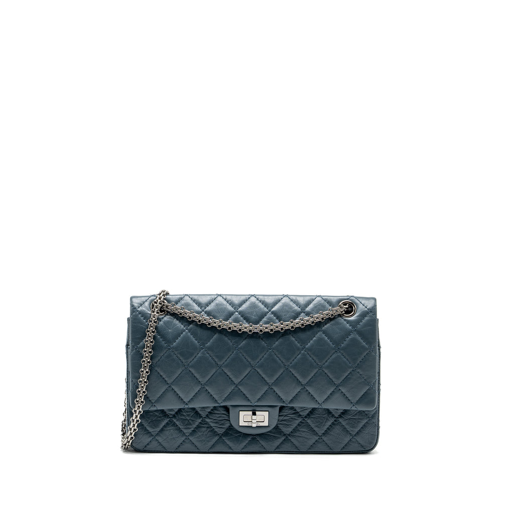 chanel-large-2-55-reissue-flap-bag-aged-calfskin-green-ruthenium-hardware