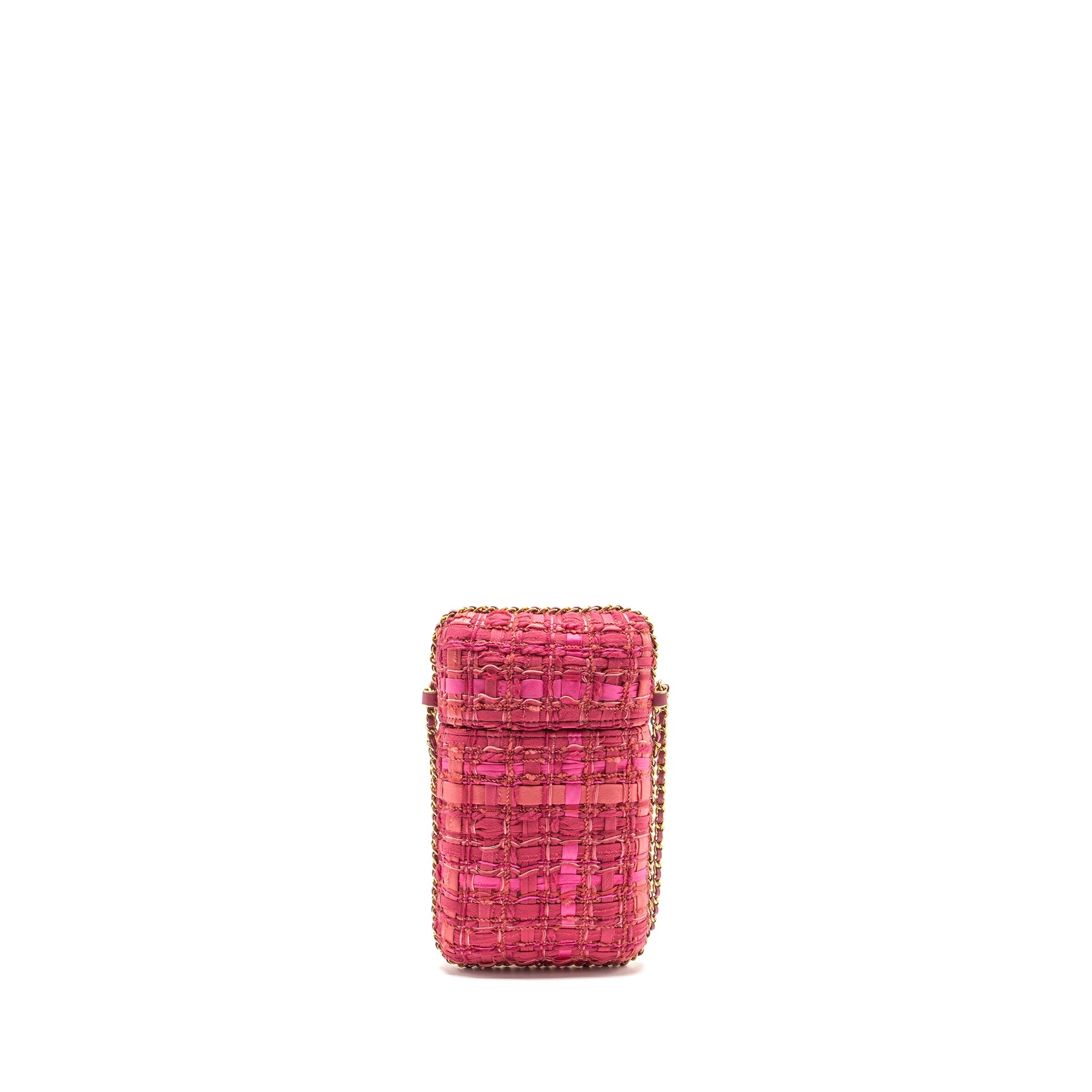 chanel-vertical-phone-case-tweed-pink-ghw-copy-1