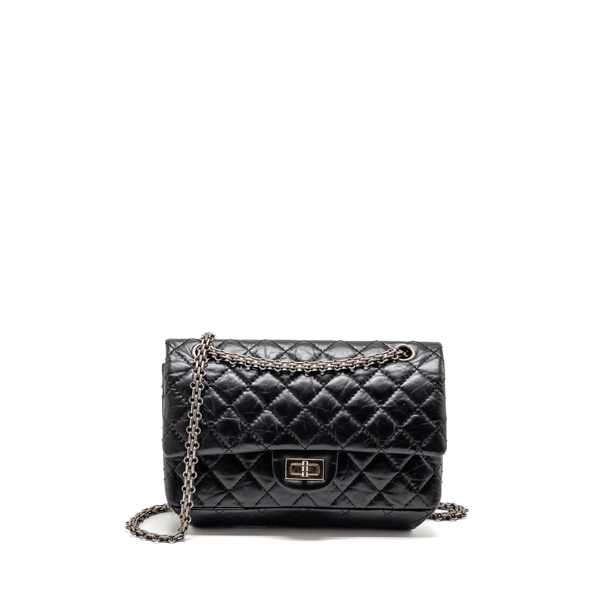 chanel-small-2-55-reissue-flap-bag-aged-calfskin-black-shw-copy