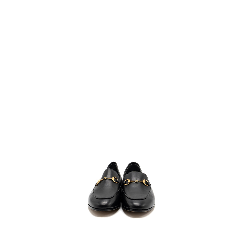 gucci-size-38-jordaan-loafer-black-ghw