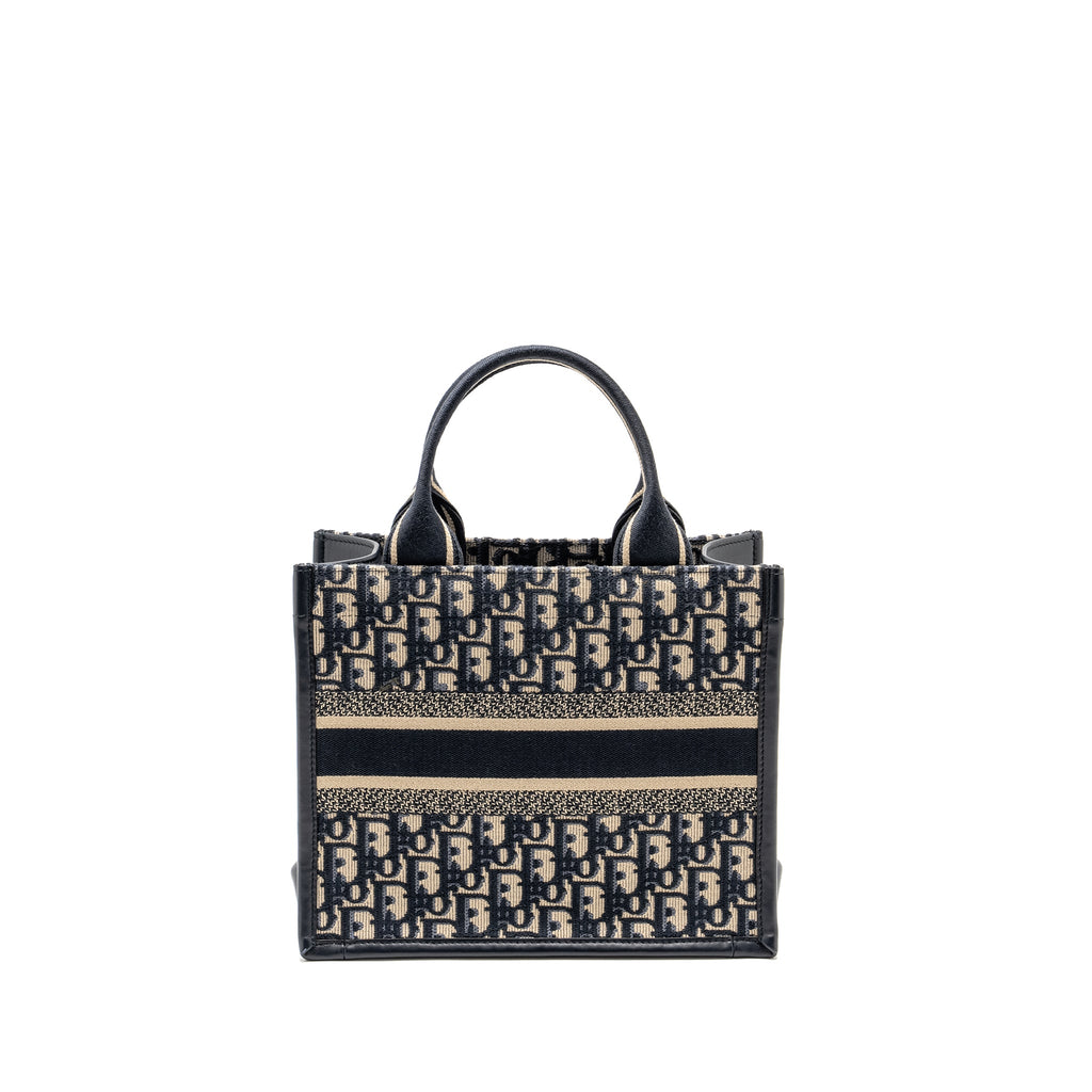 dior-small-book-tote-blue-oblique-embroidery-calfskin-ghw-1