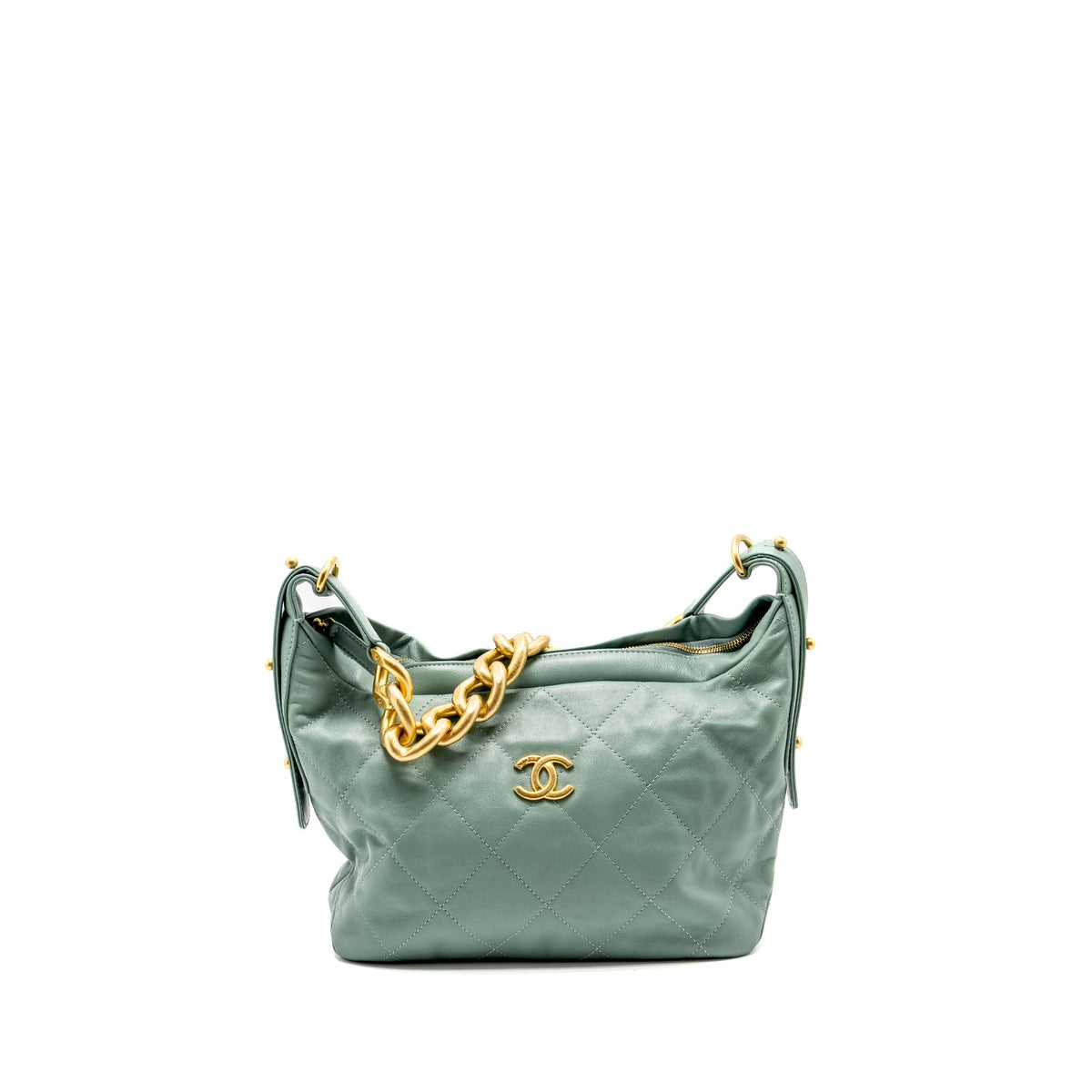 chanel-22c-hobo-bag-with-giant-chain-calfskin-green-ghw-microchip
