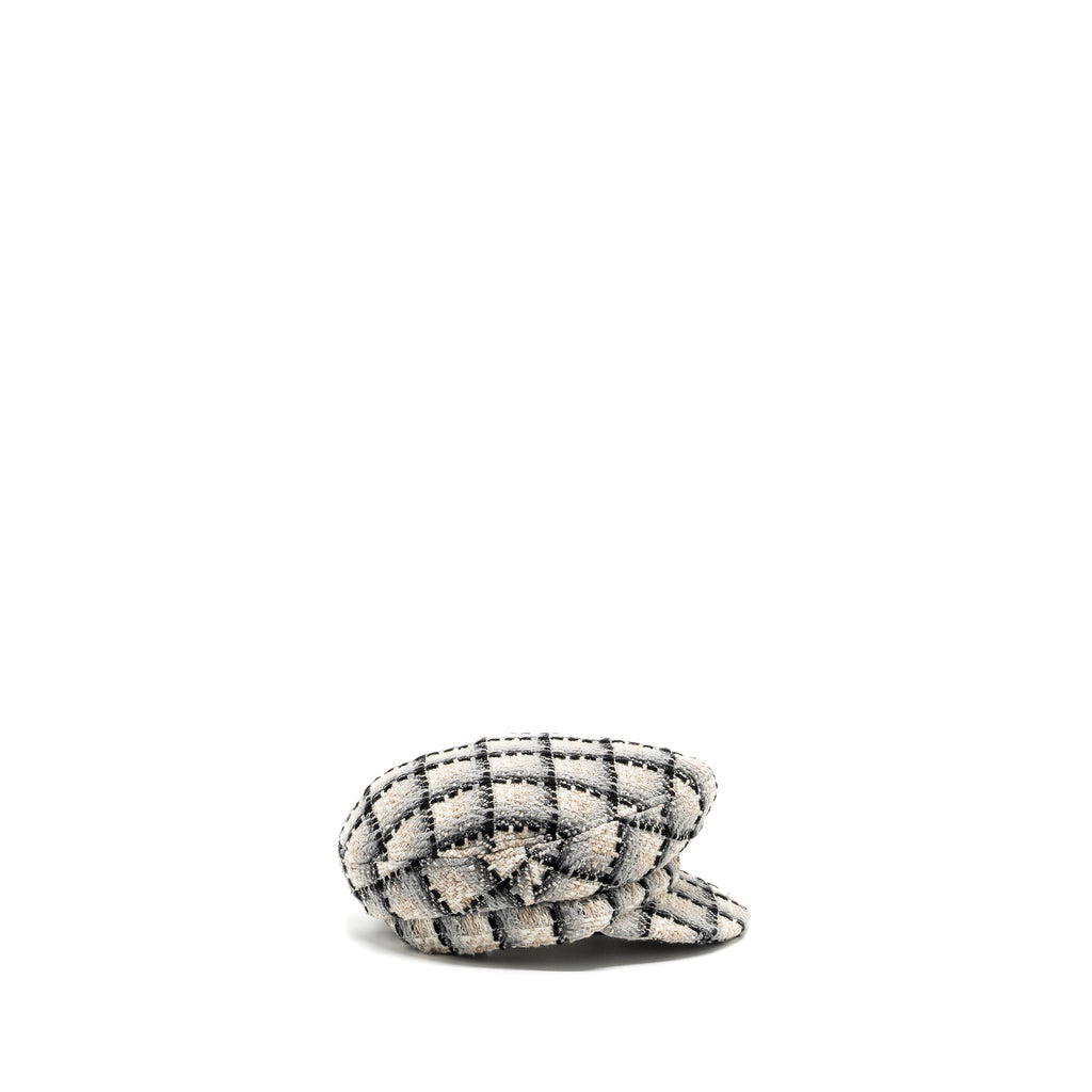 chanel-size-m-cap-tweed-cotton-multicolour