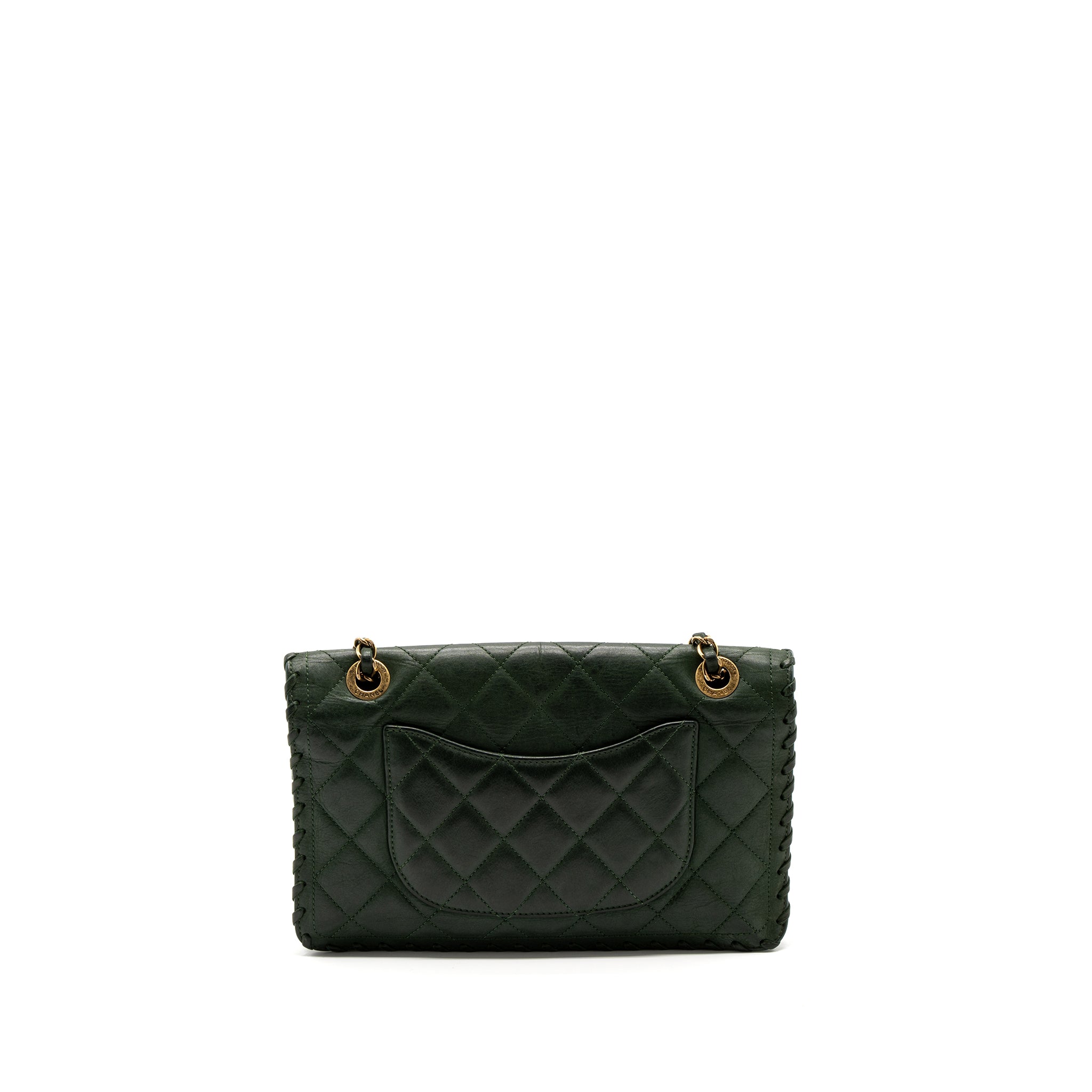 chanel-quilted-flap-bag-calfskin-green-ruthenium-ghw