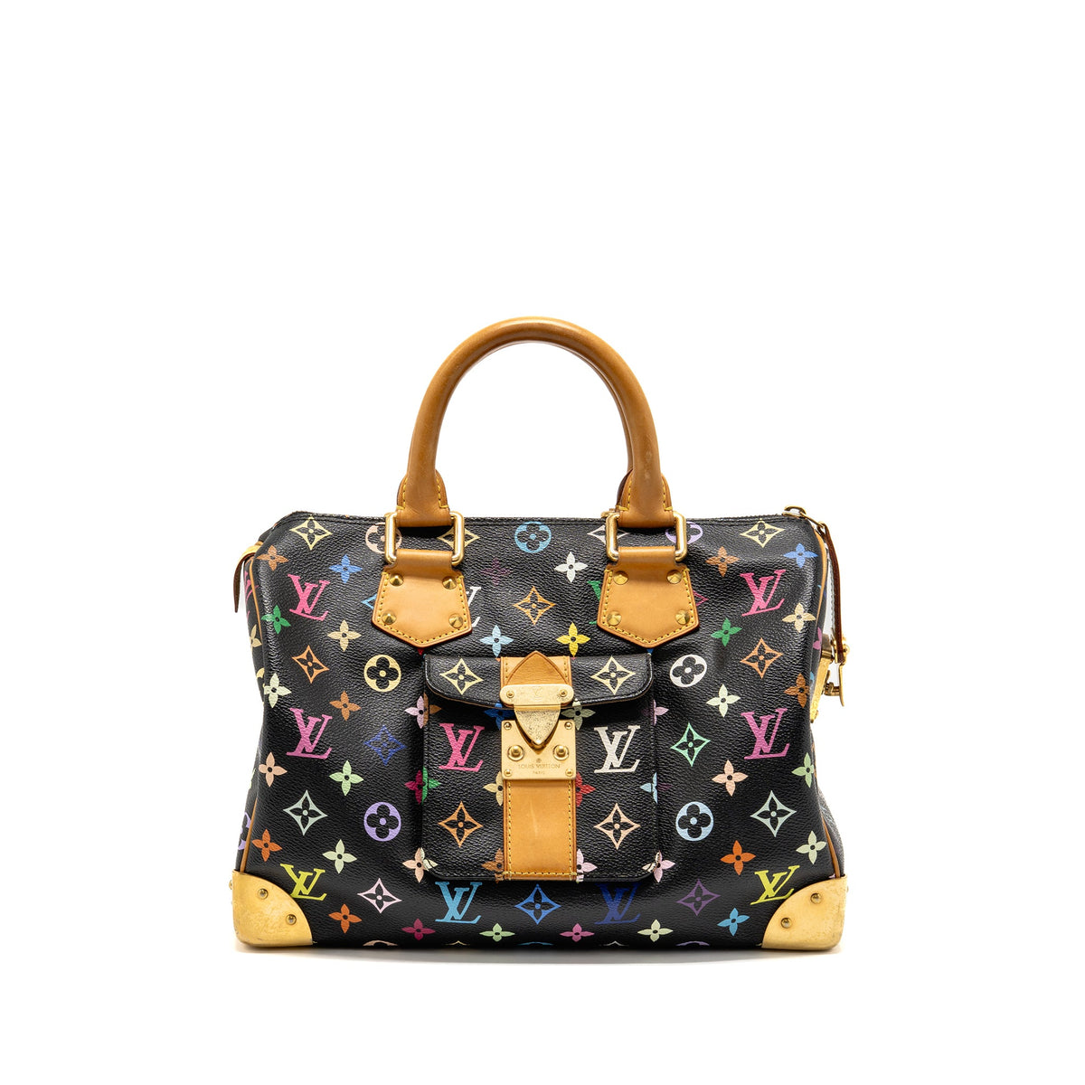 louis-vuitton-x-takashi-murakami-speedy-30-limited-edition-multicoloured-monogram-canvas-black-ghw-copy
