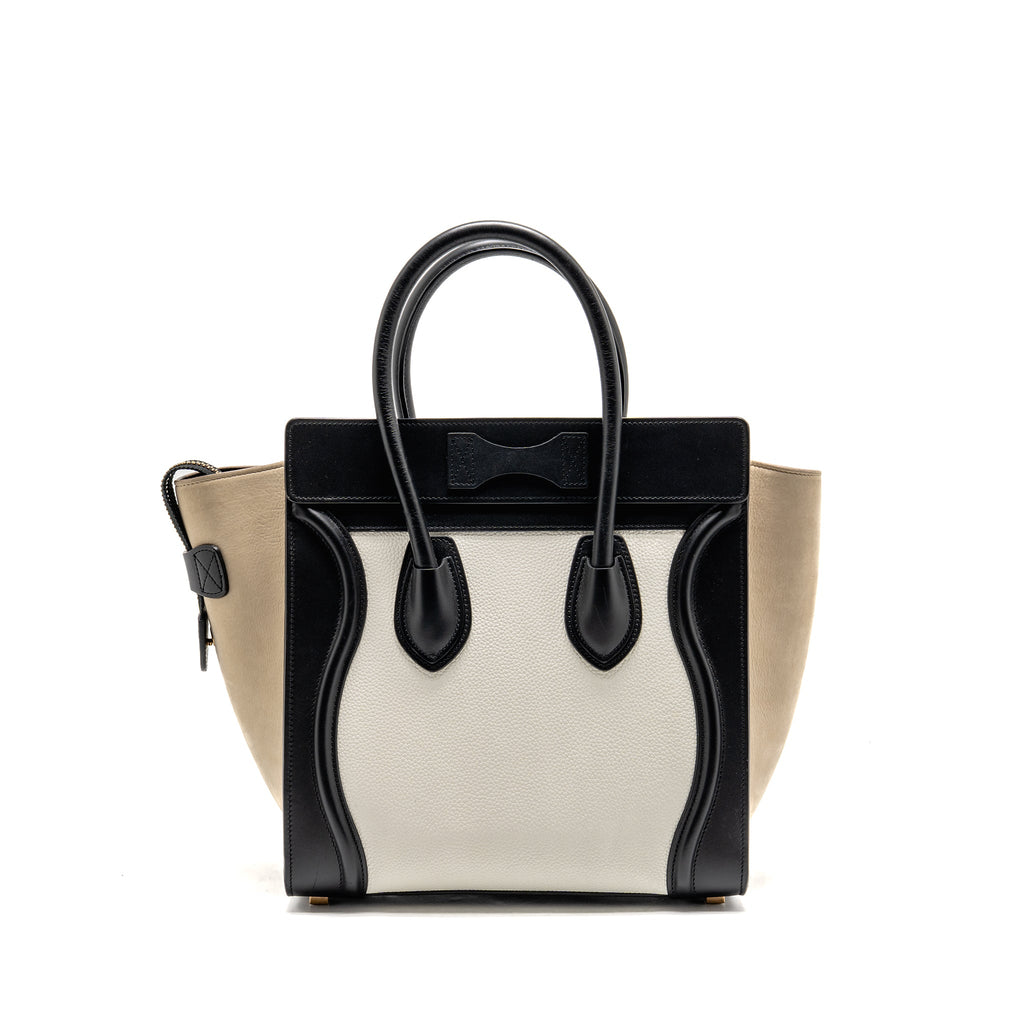celine-micro-luggage-bag-calfskin-white-multicolour-ghw