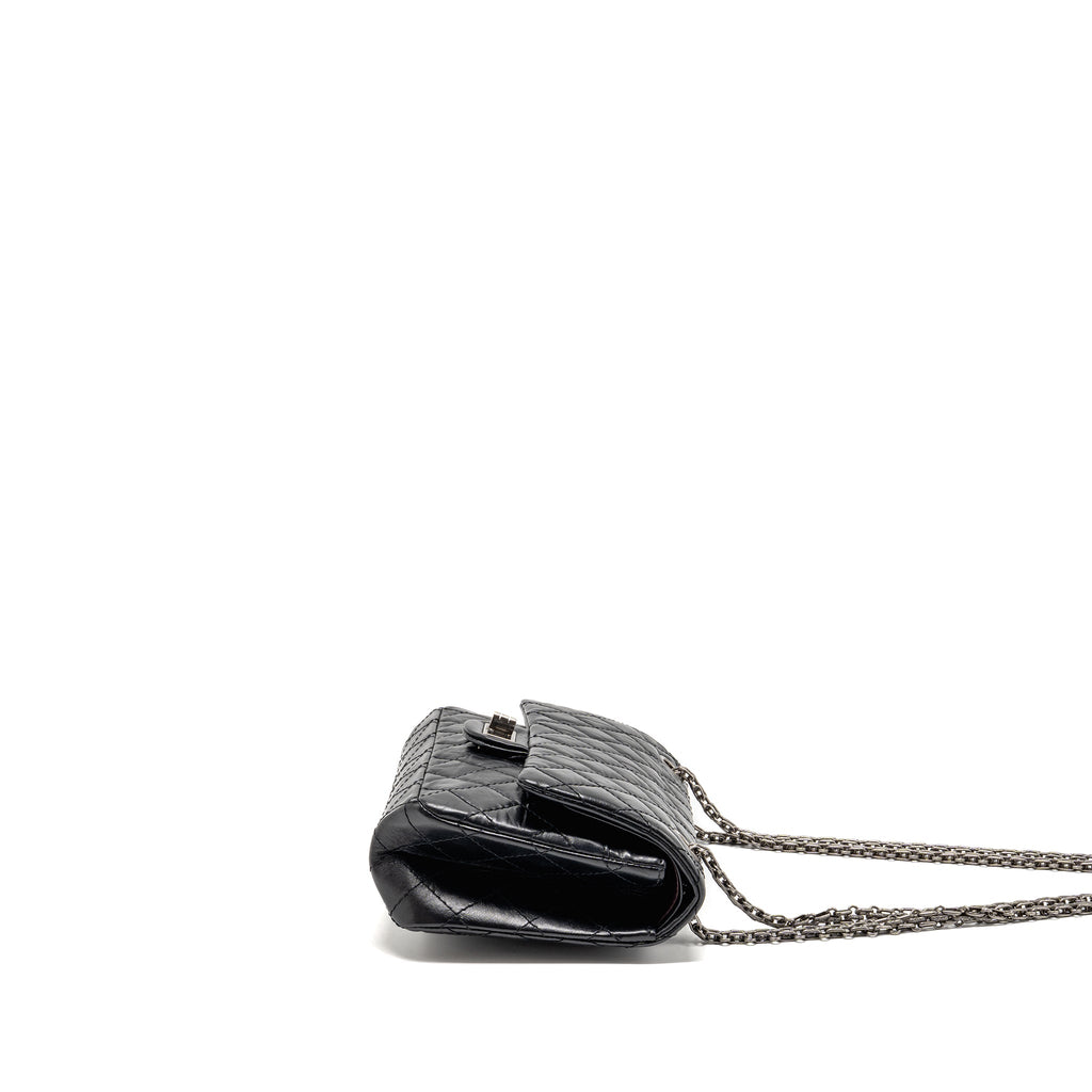 chanel-small-2-55-reissue-flap-bag-aged-calfskin-black-shw-copy