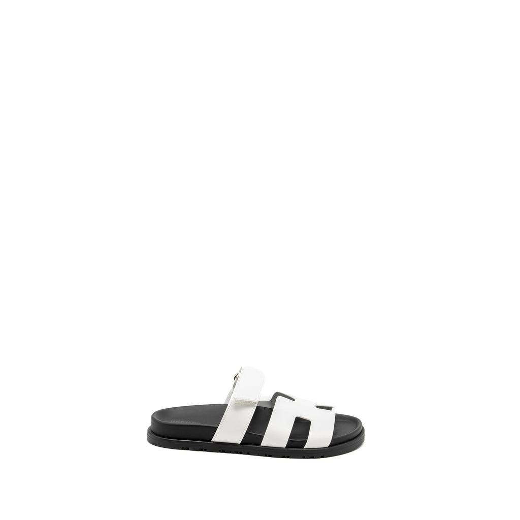 hermes-size-37-chypre-sandals-white