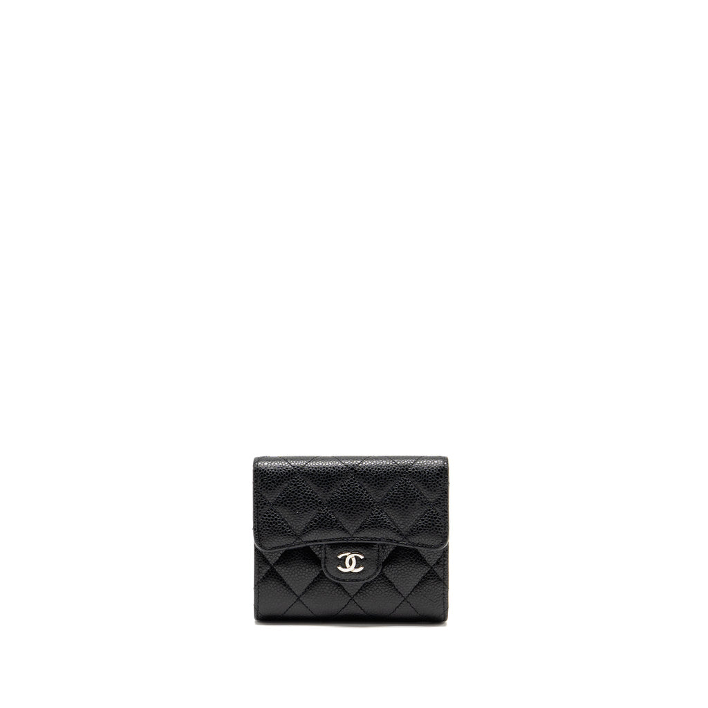 chanel-small-classic-flap-wallet-caviar-black-shw