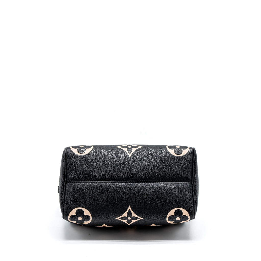 louis-vuitton-speedy-bandouliere-25-bicolour-monogram-empreinte-ghw-new-version