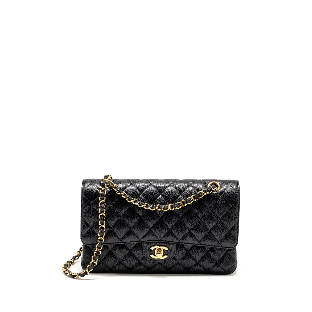 chanel-medium-classic-double-flap-bag-caviar-black-ghw-27