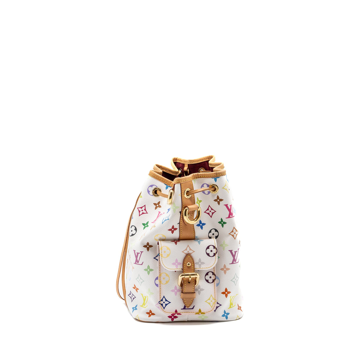 louis-vuitton-vintage-petit-noe-shoulder-bag-multicolour-monogram-canvas-white-ghw