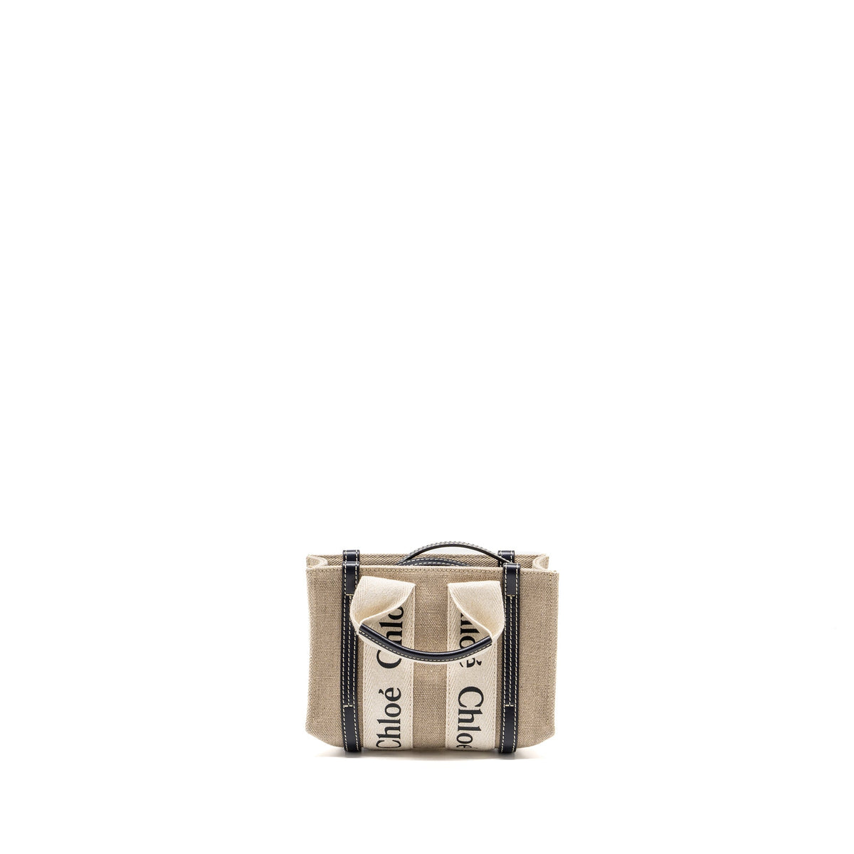 chloe-woody-mini-tote-bag-canvas-black