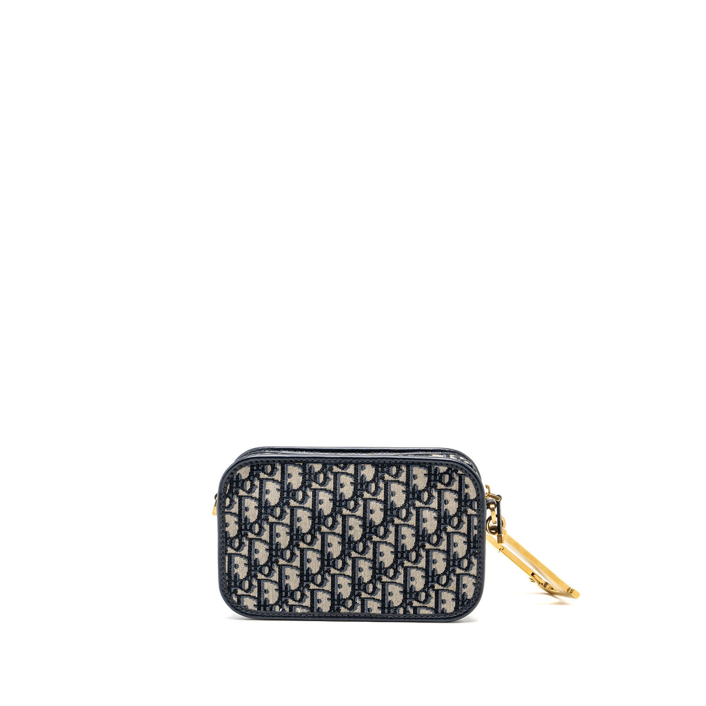 dior-diorquake-pouch-with-dior-shoulder-wide-strap-oblique-canvas-blue-ghw-sell-in-a-set