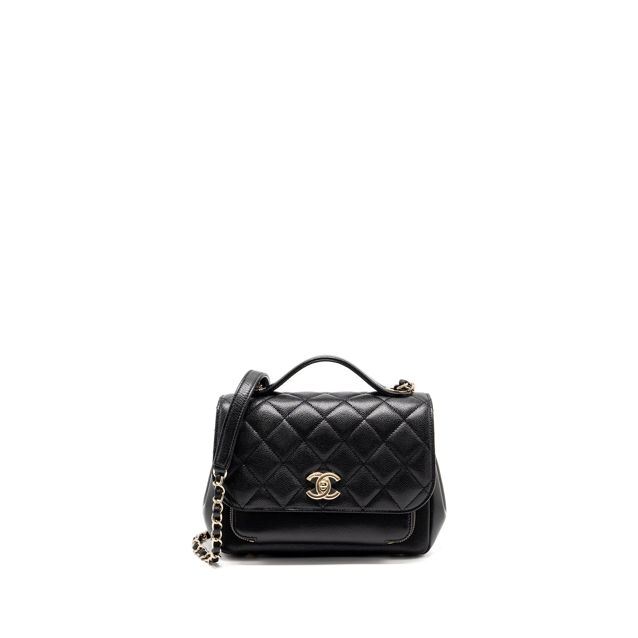 chanel-medium-business-affinity-caviar-black-lghw-microchip