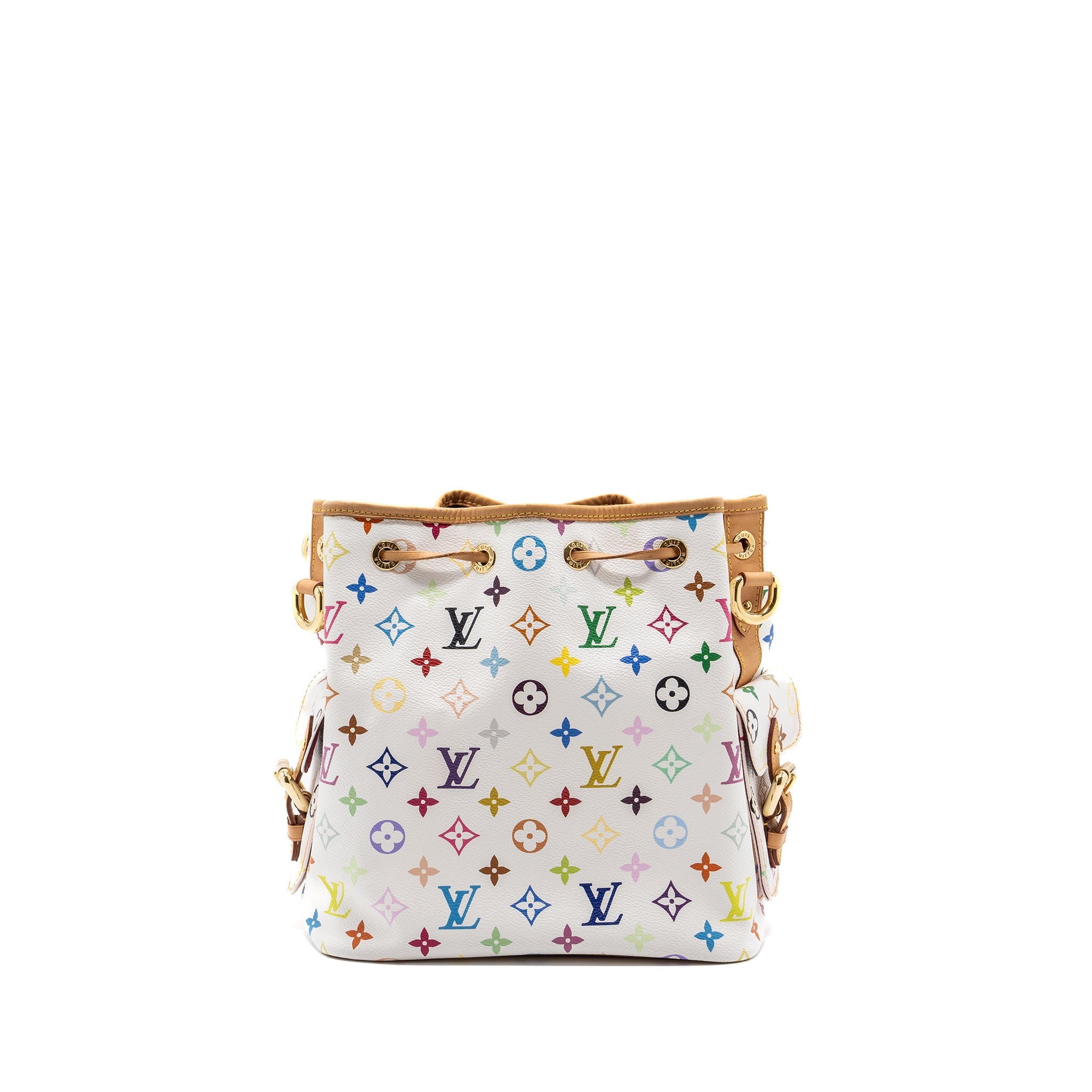 louis-vuitton-vintage-petit-noe-shoulder-bag-multicolour-monogram-canvas-white-ghw