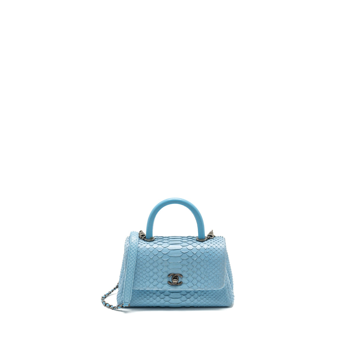 chanel-small-coco-handle-python-light-blue-ruthenium-hardware