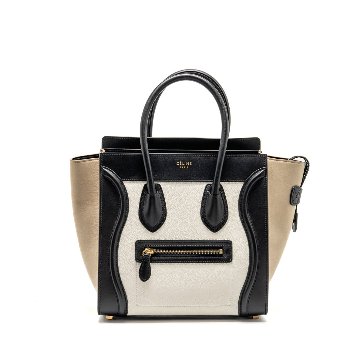 celine-micro-luggage-bag-calfskin-white-multicolour-ghw
