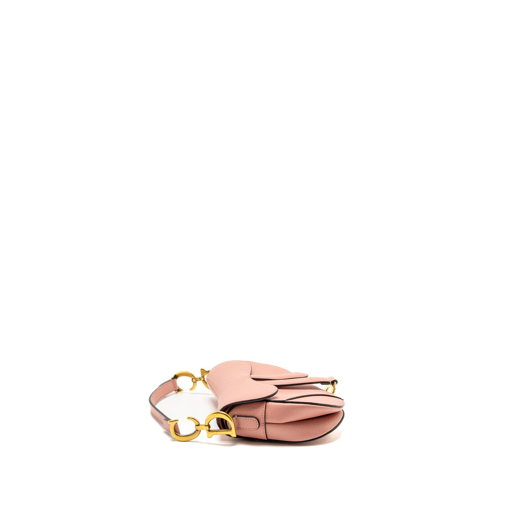 dior-mini-saddle-bag-grained-calfskin-pink-ghw-copy-1
