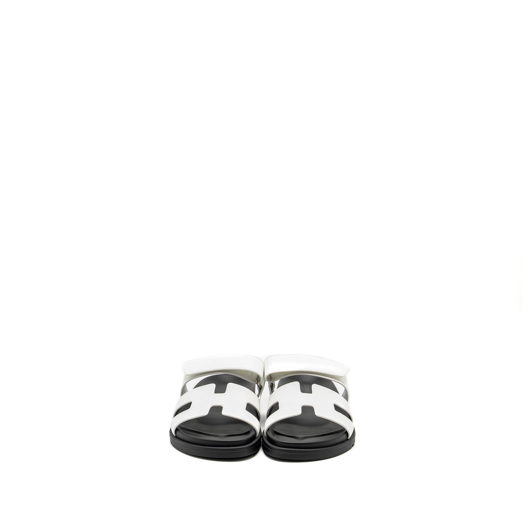 hermes-size-37-chypre-sandals-white
