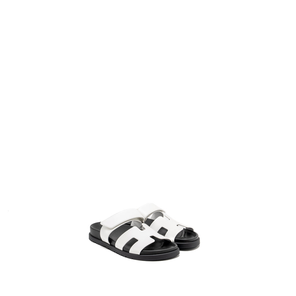 hermes-size-36-5-chypre-sandals-calfskin-white-black