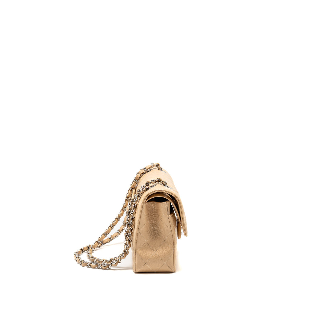 chanel-small-classic-double-flap-bag-caviar-beige-shw-microchip-copy-1