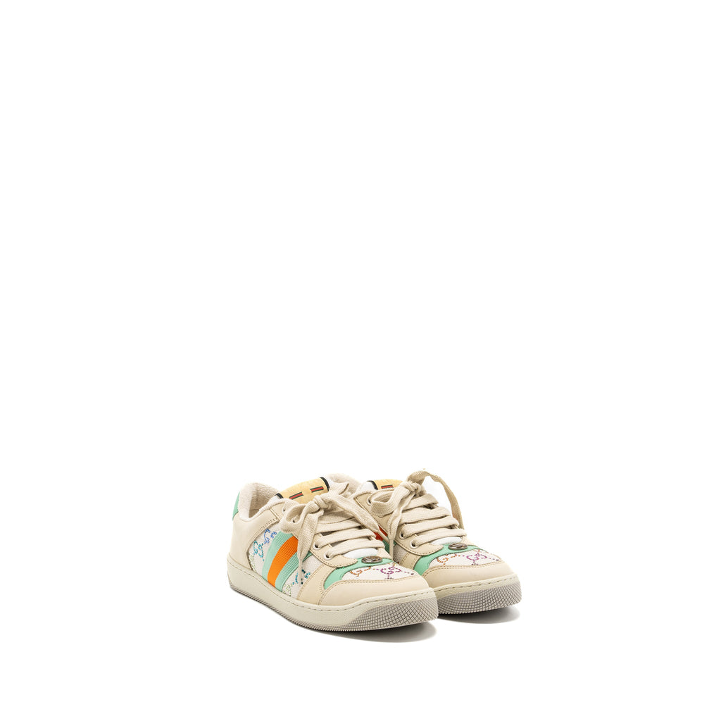gucci-size-38-5-sneaker-leather-fabric-crystal-multicolour