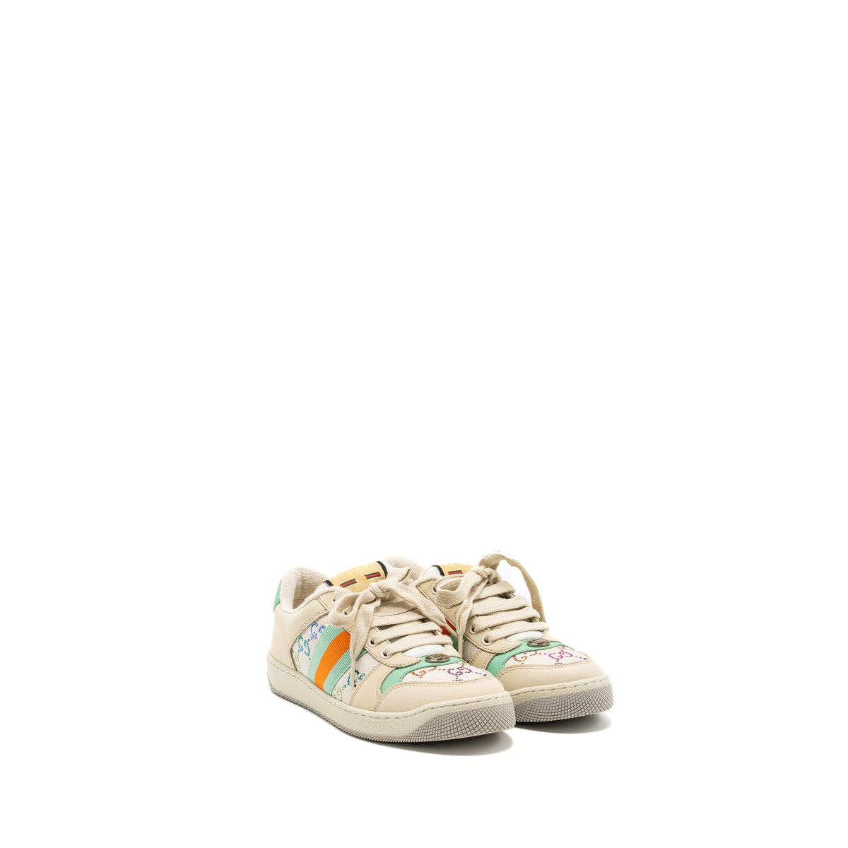 gucci-size-38-5-sneaker-leather-fabric-crystal-multicolour