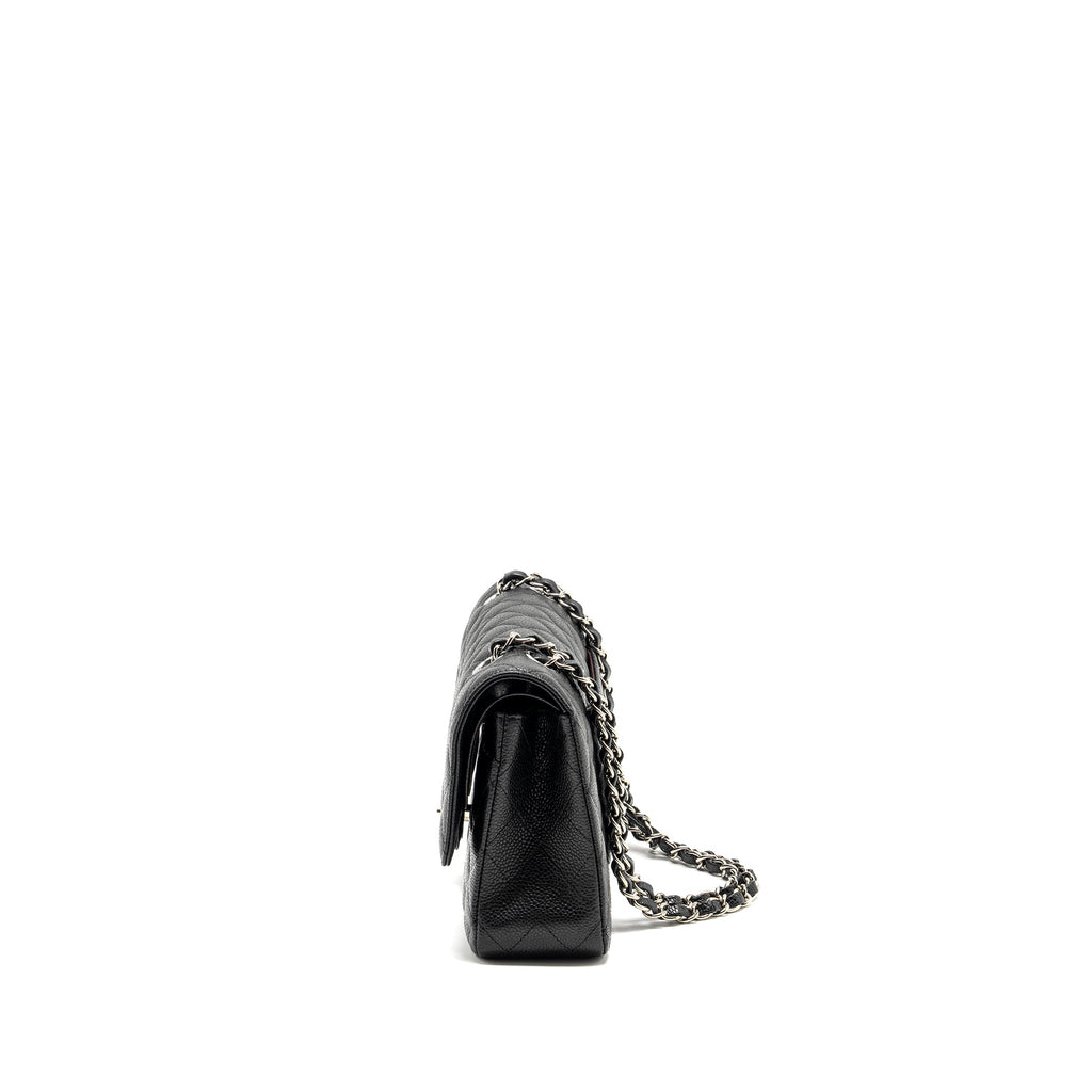 chanel-medium-classic-double-flap-bag-caviar-black-shw-10