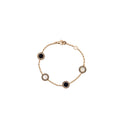 BVLGARI BRACELET MOTHER OF PEARL/ONYX ROSE GOLD