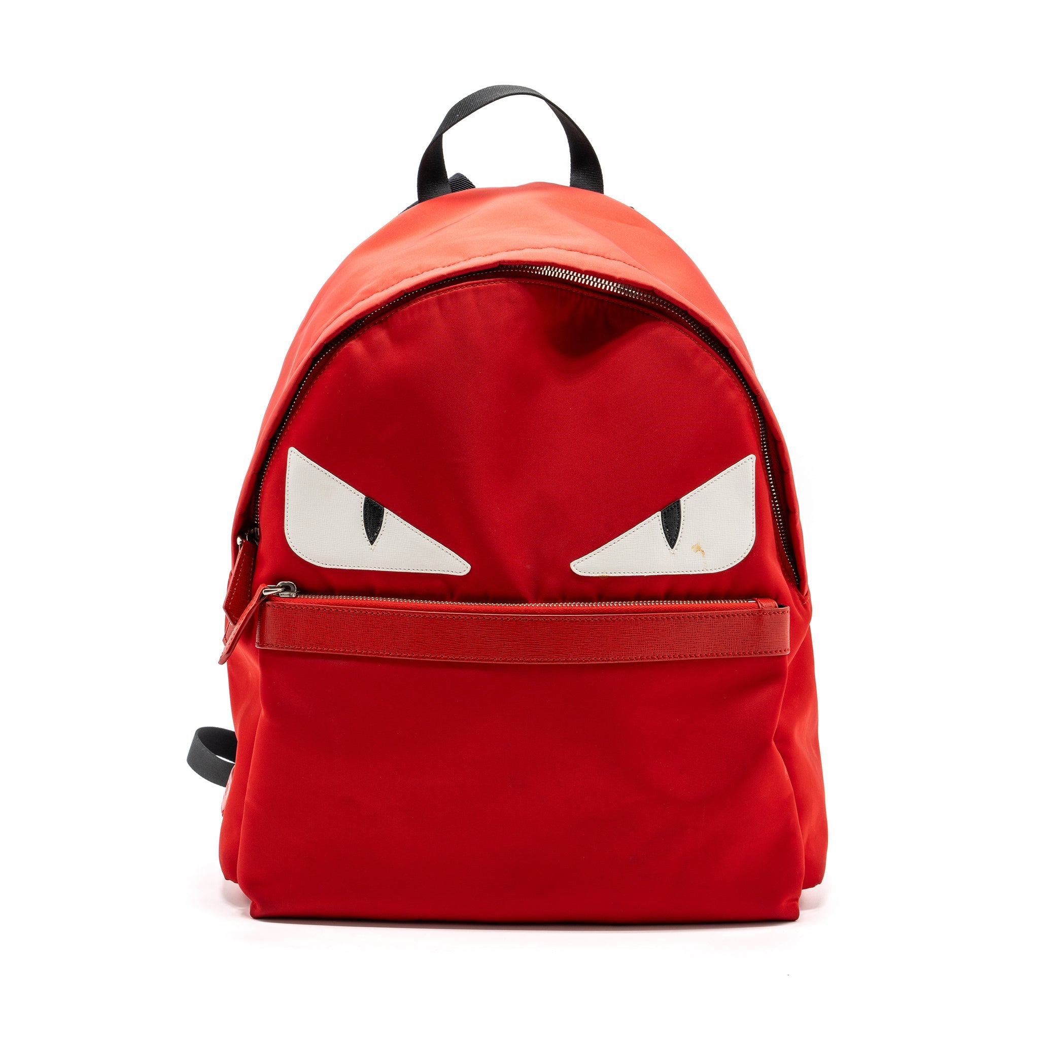 fendi-monster-backpack-nylon-red-shw