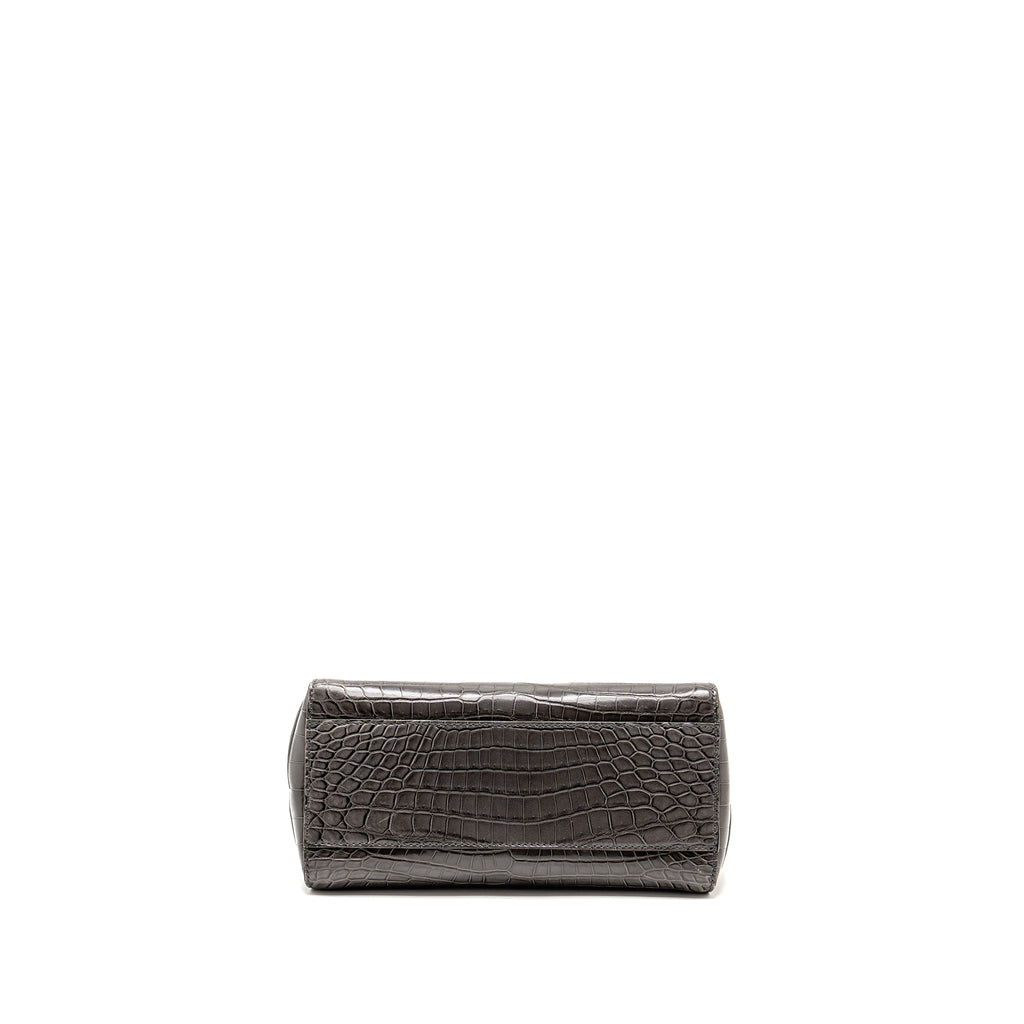 fendi-mini-peekaboo-bag-crocodile-grey-ghw