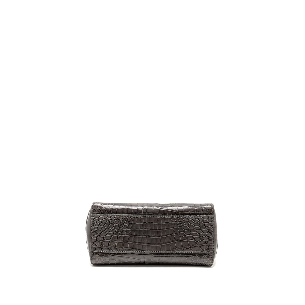 fendi-mini-peekaboo-bag-crocodile-grey-ghw