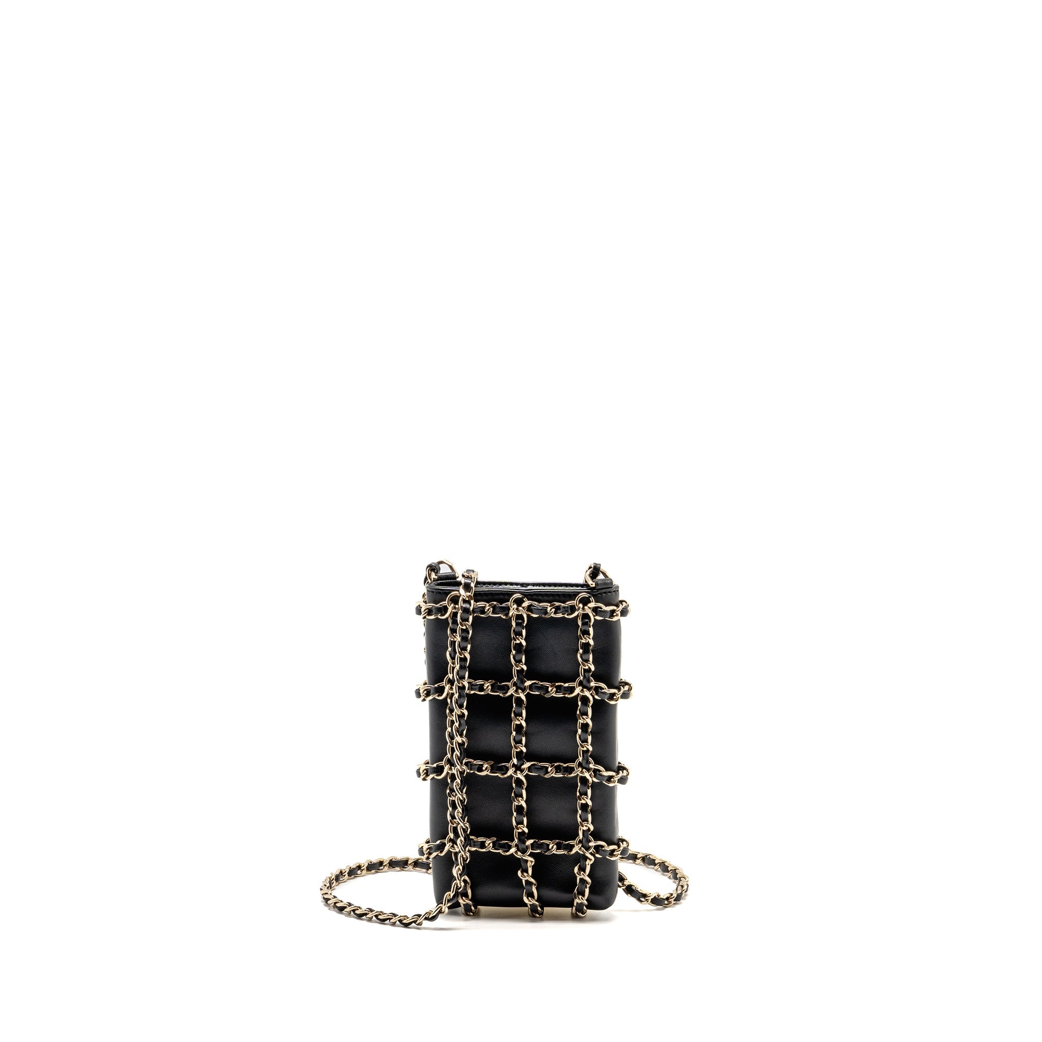 chanel-gold-clutch-o-chain-vertical-phone-holder-lambskin-black-ghw