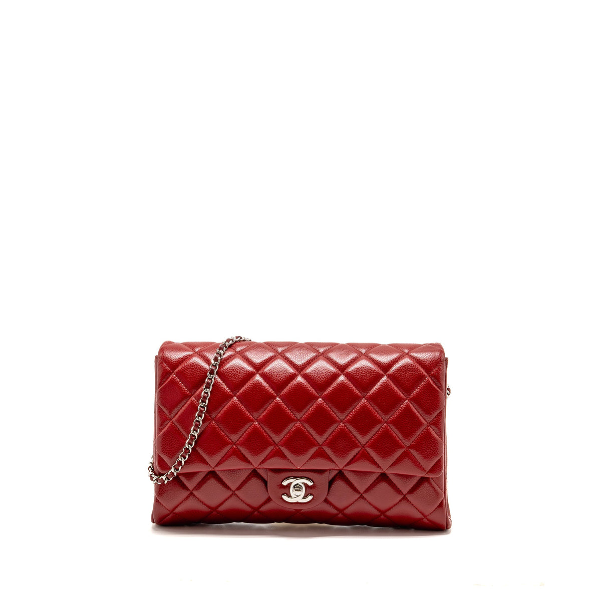 chanel-timeless-flap-clutch-chain-bag-caviar-red-shw