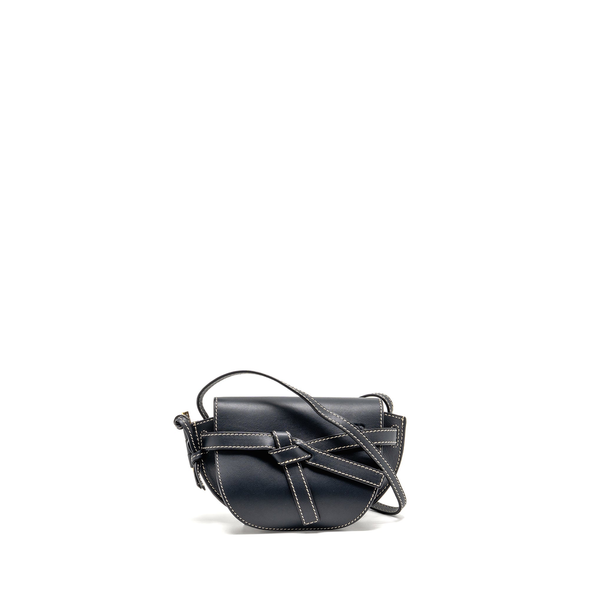 loewe-mini-gate-bag-calfskin-dark-blue-ghw-copy-1